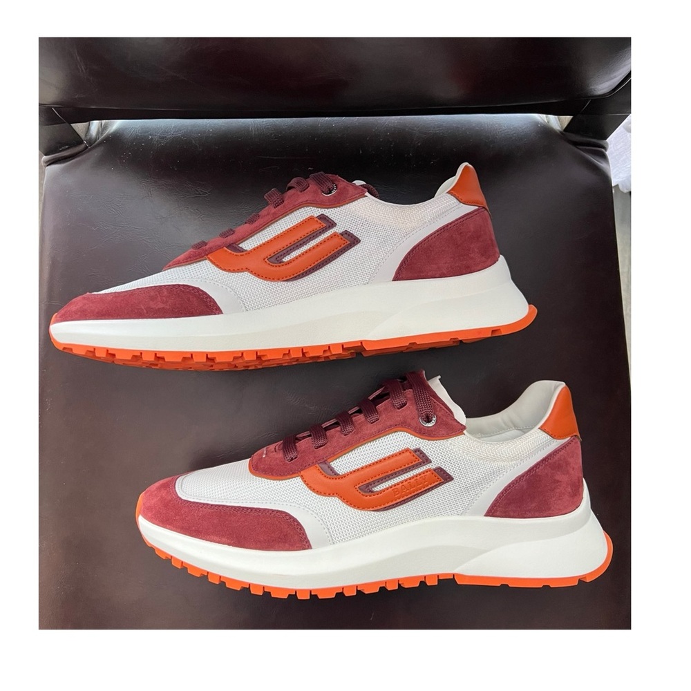 ❤️SOLD❤️ New! BALLY Demmy Mesh & Leather Low Top Sneakers - Picture 9 of 16